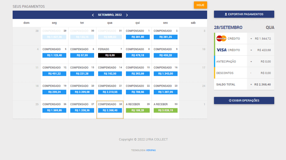 Agenda financeira