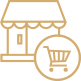 Lyra Digitaler Handel Icon Haus Einkaufswagen