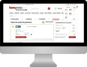 TomPress embedded payment