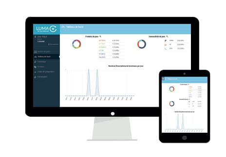 LUMA Gestion TPE flux et application à distance