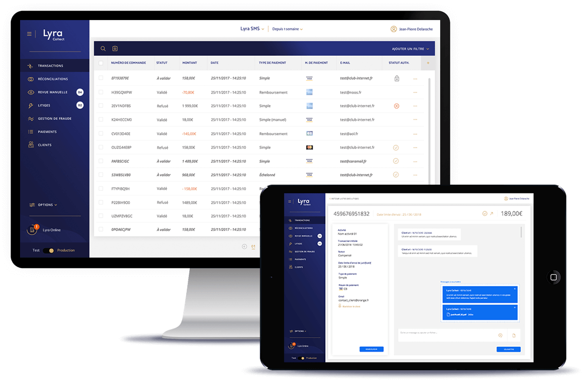 gestion paiement Markeplace