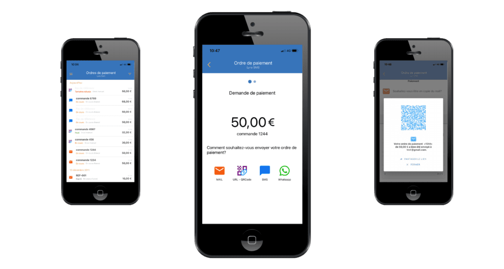 Paiement par lien app mobile