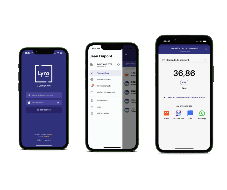 app lyra collect ordre de paiement