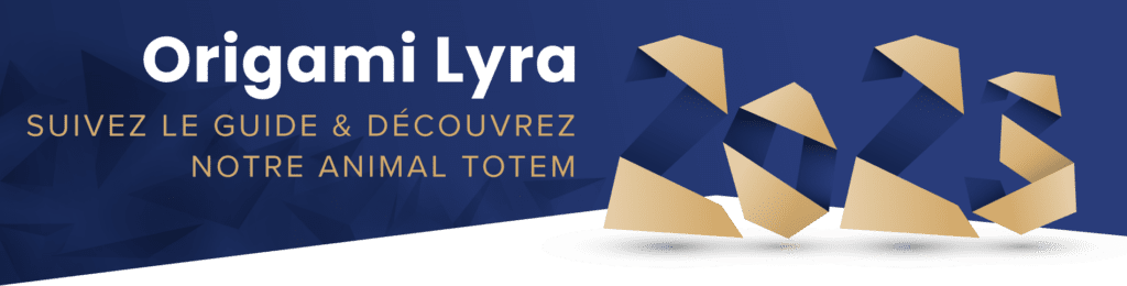 Voeux Lyra 2023 - origami