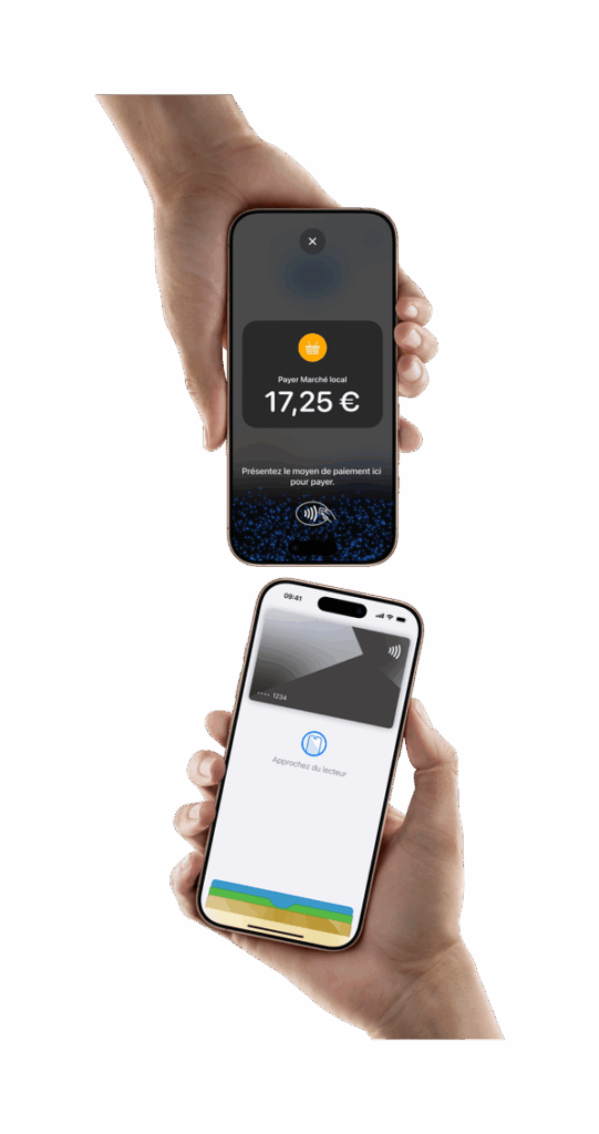 Tap to Pay sur iPhone via l'app Lyra Nomad