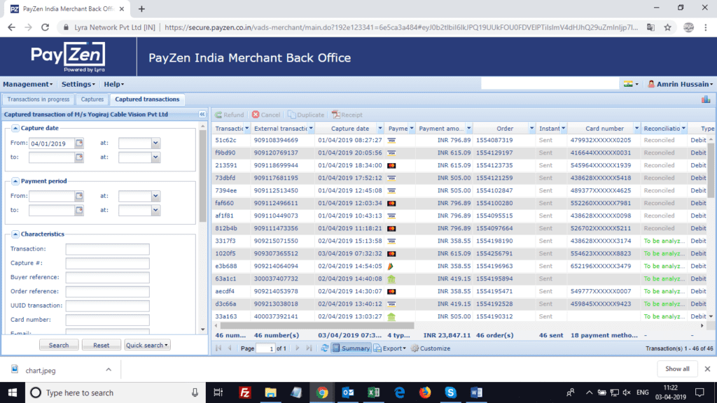 Payzen Transaction Confirmation